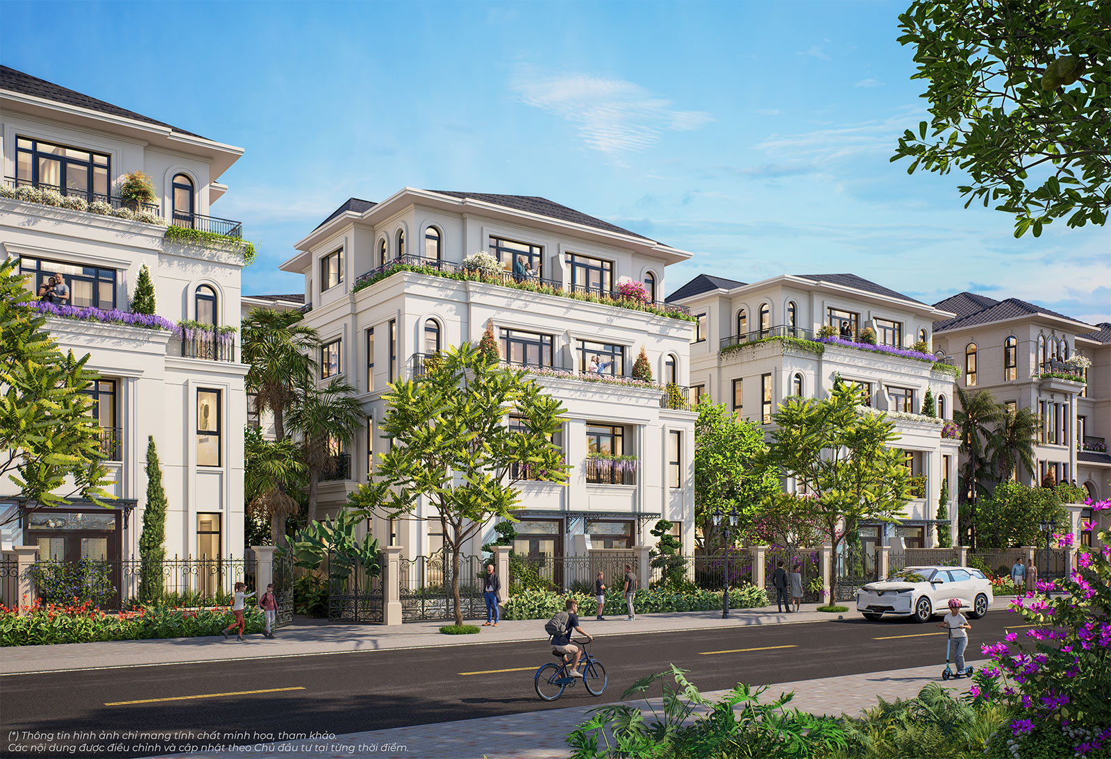 Biệt thự song lập Vinhomes Global Gate Hạ Long thiết kế tân cổ điển 3 tầng không gian xanh cao cấp