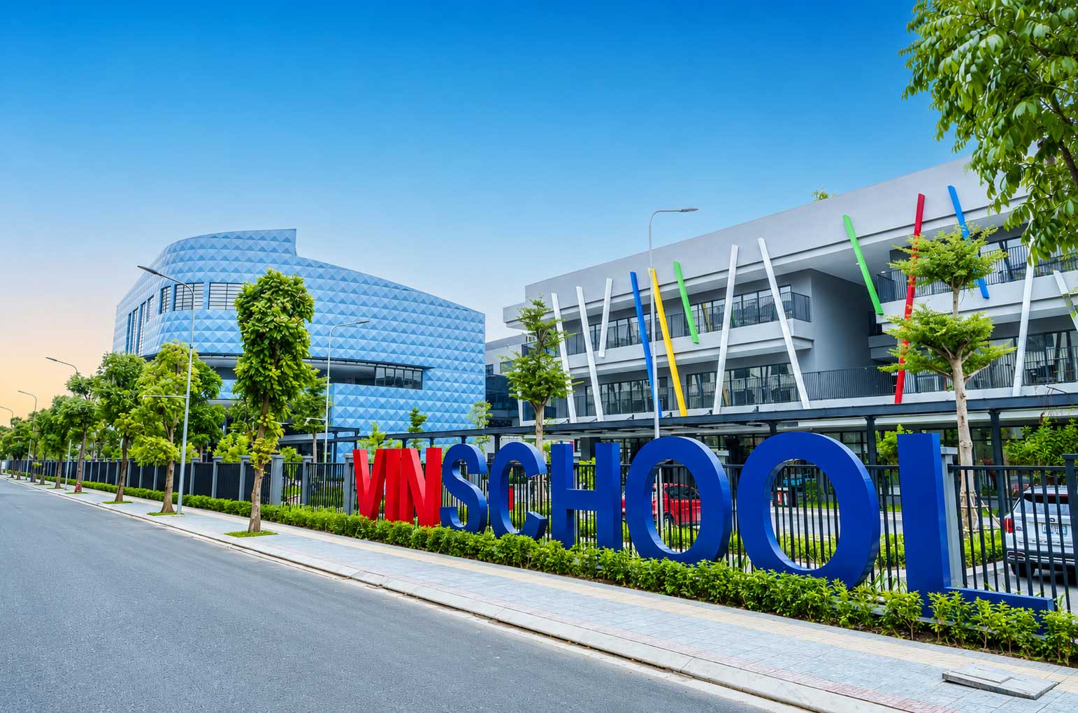 Phối cảnh trường học liên cấp quốc tế Vinschool tại dự án Vinhomes Global Gate Hạ Long, tiện ích giáo dục đặc quyền cho cư dân Vịnh Bình Minh 1.