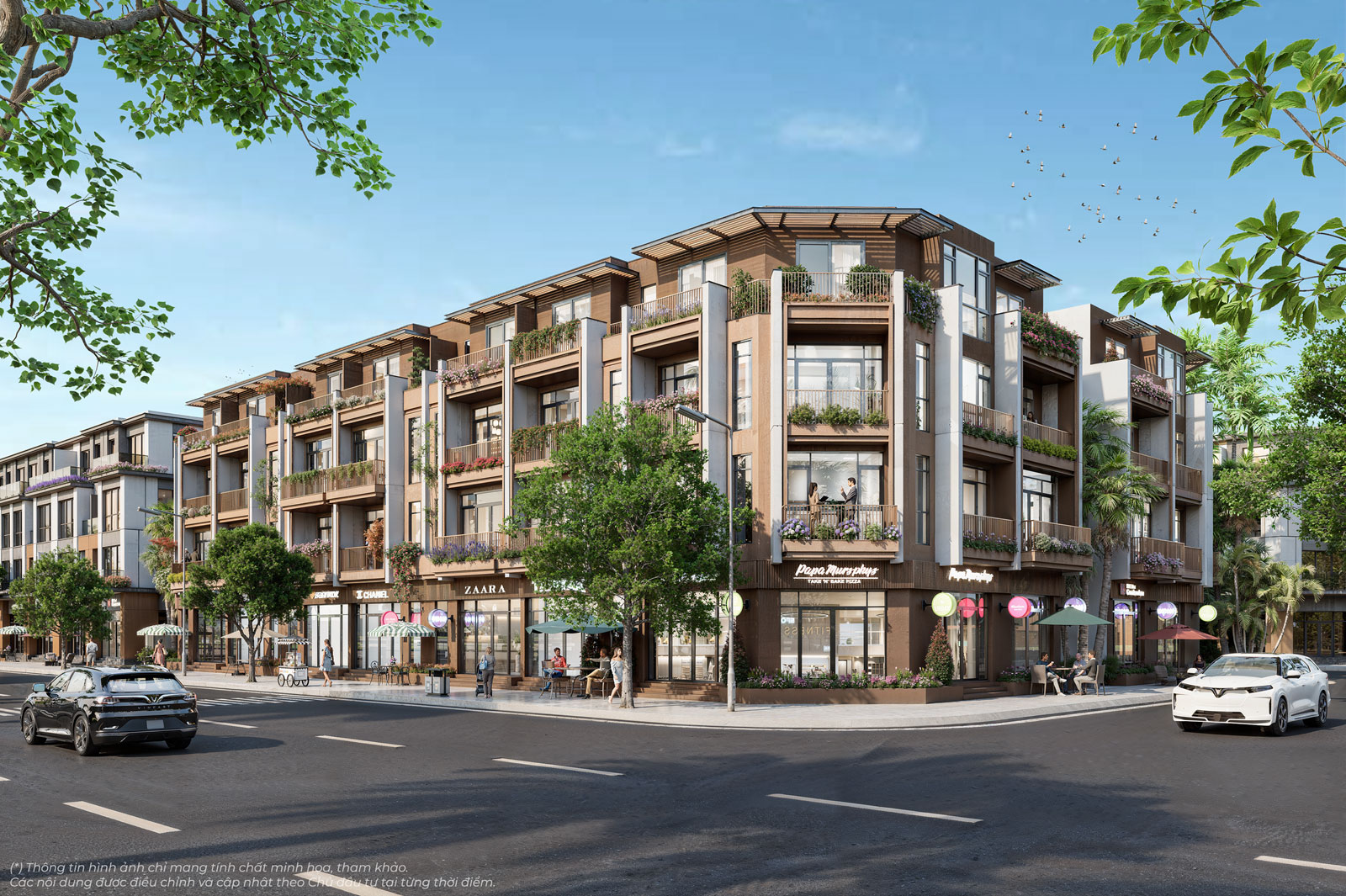 Shophouse liền kề tại Vinhomes Global Gate Hạ Long với thiết kế hiện đại phù hợp kinh doanh và an cư